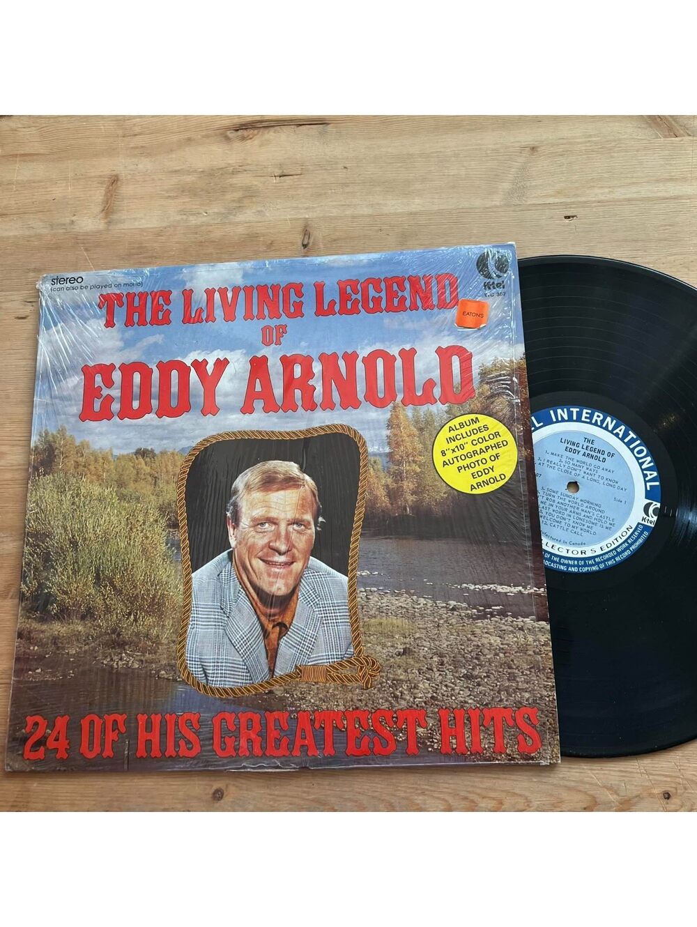 Eddy Arnold - The Living Legend of Eddy Arnold 33rpm VG+ VR42
